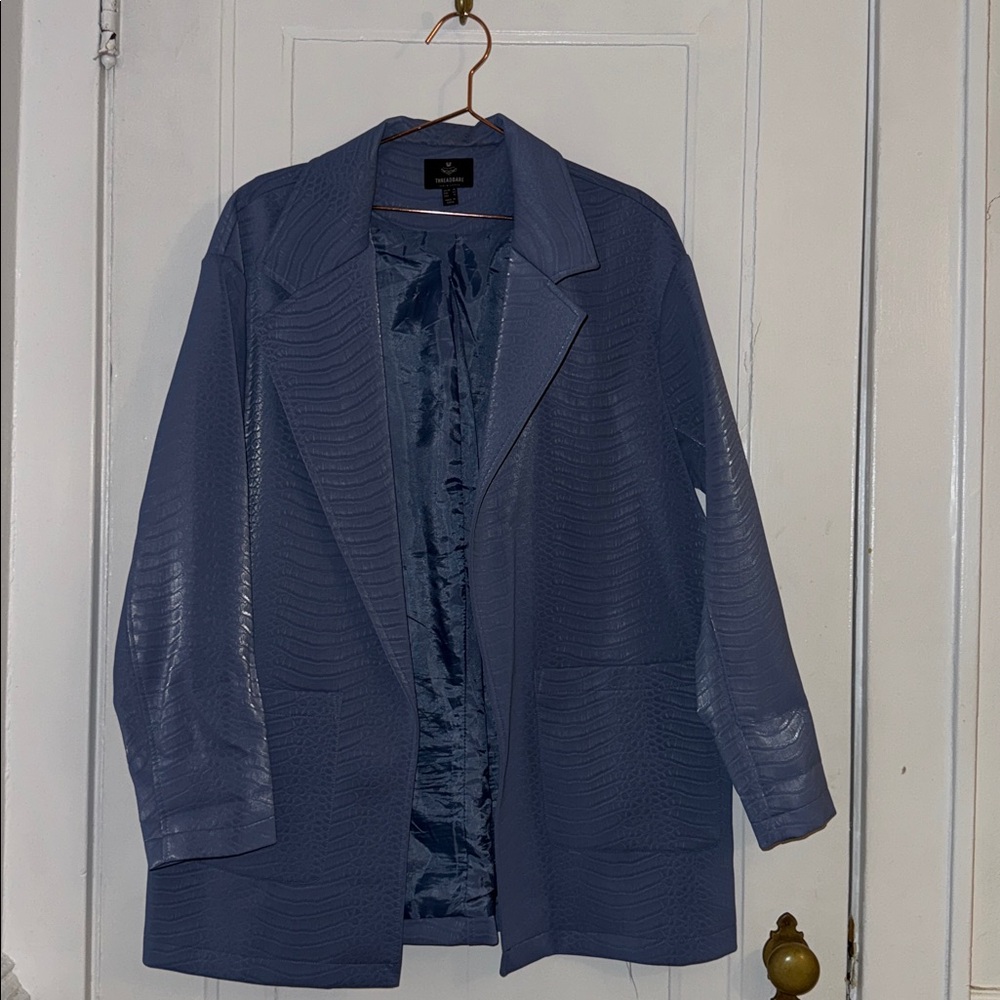 ASOS Blue Textured Women's Jacket
